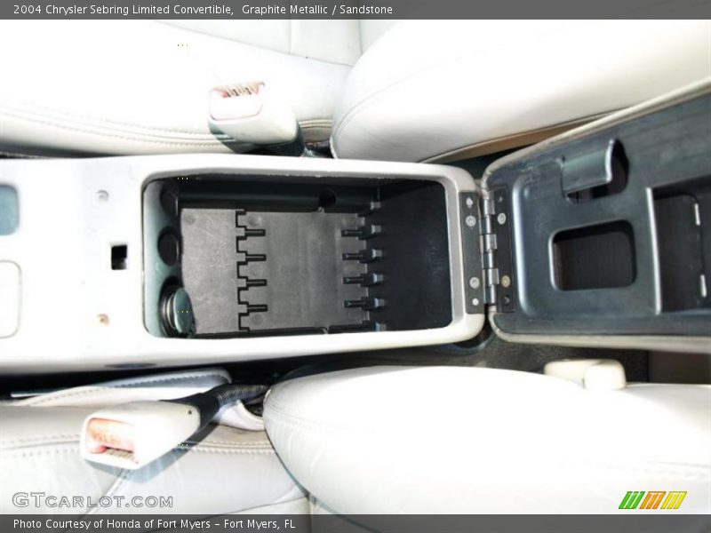 Graphite Metallic / Sandstone 2004 Chrysler Sebring Limited Convertible
