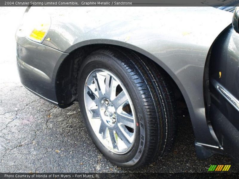 Graphite Metallic / Sandstone 2004 Chrysler Sebring Limited Convertible