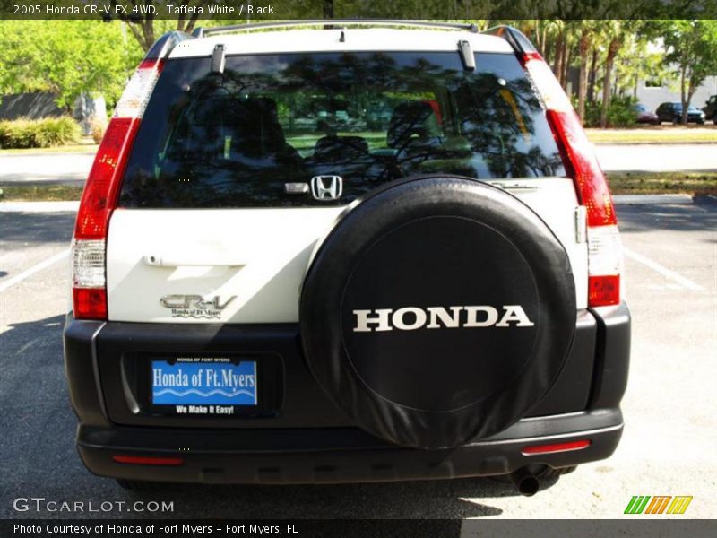 Taffeta White / Black 2005 Honda CR-V EX 4WD