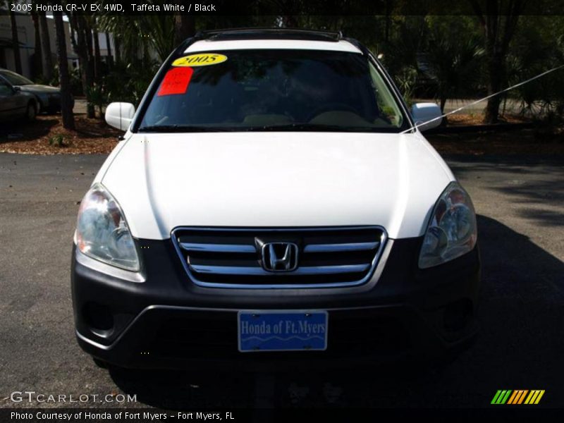 Taffeta White / Black 2005 Honda CR-V EX 4WD