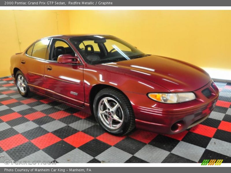 Redfire Metallic / Graphite 2000 Pontiac Grand Prix GTP Sedan