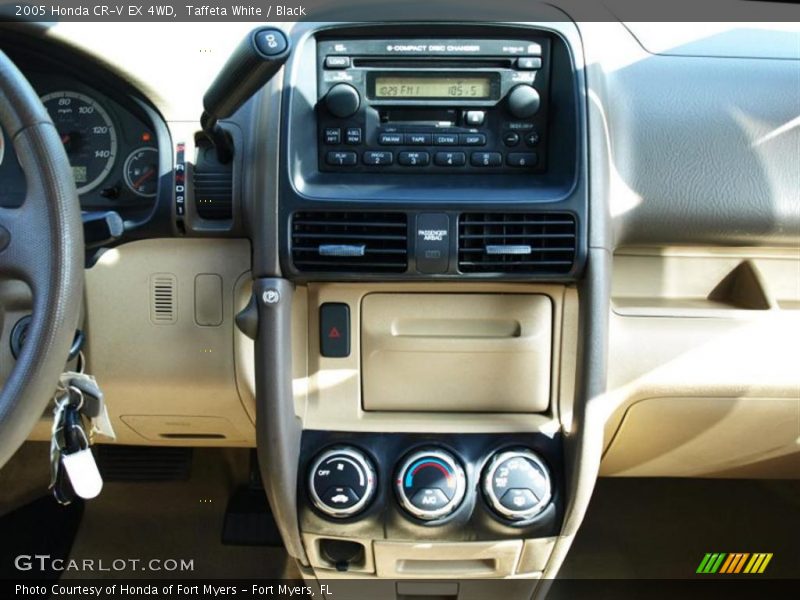 Taffeta White / Black 2005 Honda CR-V EX 4WD