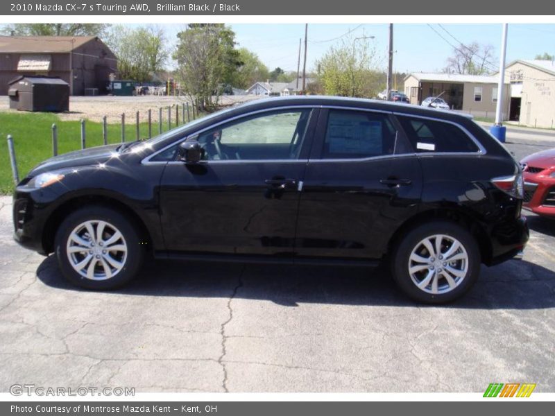 Brilliant Black / Black 2010 Mazda CX-7 s Touring AWD