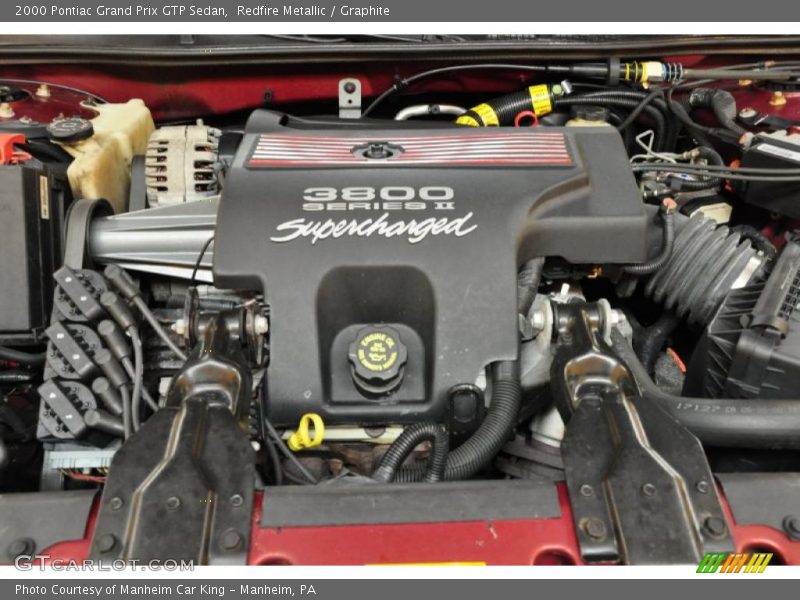 Redfire Metallic / Graphite 2000 Pontiac Grand Prix GTP Sedan