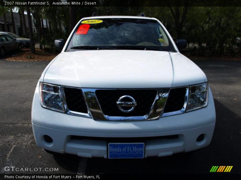 Avalanche White / Desert 2007 Nissan Pathfinder S