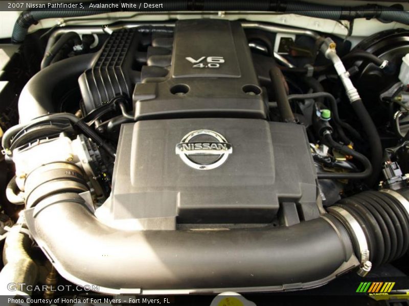 Avalanche White / Desert 2007 Nissan Pathfinder S
