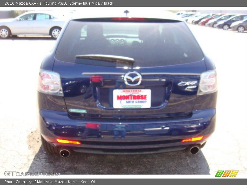 Stormy Blue Mica / Black 2010 Mazda CX-7 s Touring AWD
