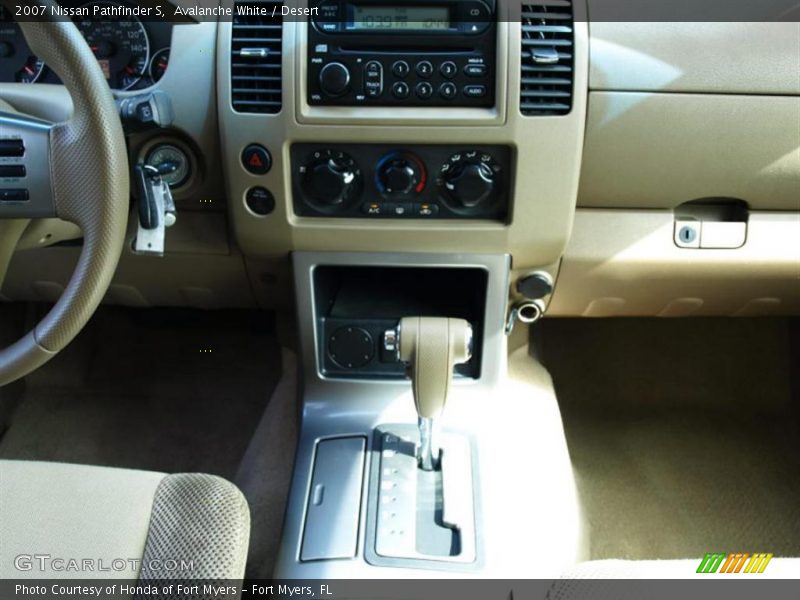 Avalanche White / Desert 2007 Nissan Pathfinder S
