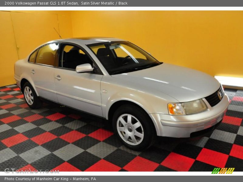 Satin Silver Metallic / Black 2000 Volkswagen Passat GLS 1.8T Sedan