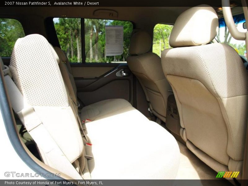 Avalanche White / Desert 2007 Nissan Pathfinder S