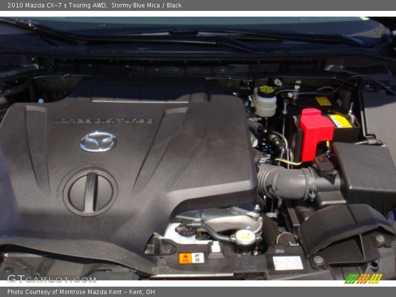 Stormy Blue Mica / Black 2010 Mazda CX-7 s Touring AWD