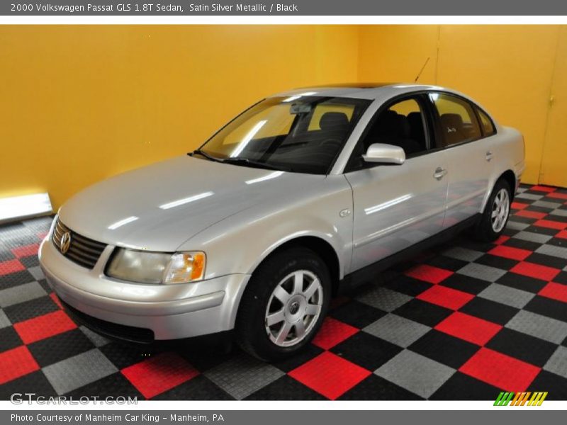 Satin Silver Metallic / Black 2000 Volkswagen Passat GLS 1.8T Sedan