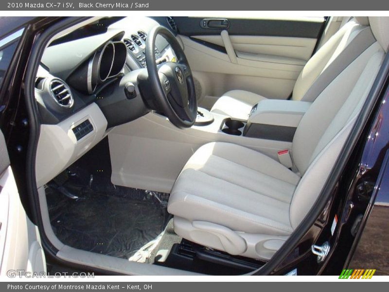 Black Cherry Mica / Sand 2010 Mazda CX-7 i SV