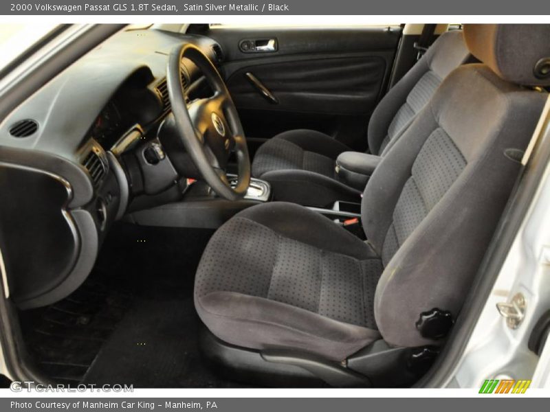 Satin Silver Metallic / Black 2000 Volkswagen Passat GLS 1.8T Sedan