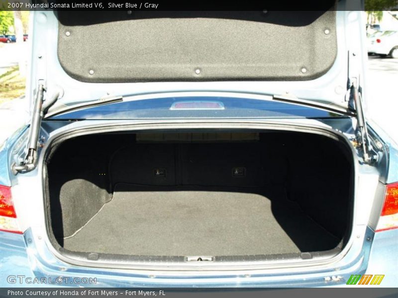 Silver Blue / Gray 2007 Hyundai Sonata Limited V6