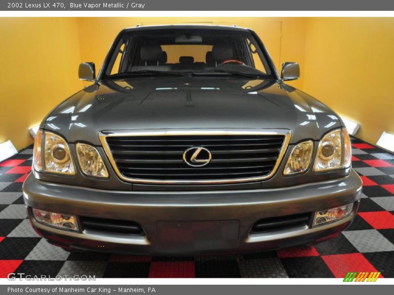 Blue Vapor Metallic / Gray 2002 Lexus LX 470