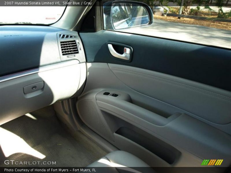 Silver Blue / Gray 2007 Hyundai Sonata Limited V6