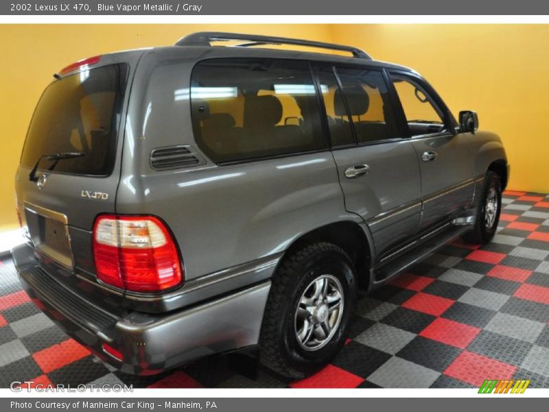 Blue Vapor Metallic / Gray 2002 Lexus LX 470