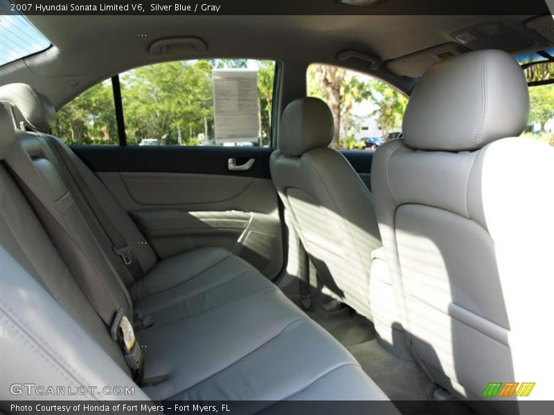 Silver Blue / Gray 2007 Hyundai Sonata Limited V6