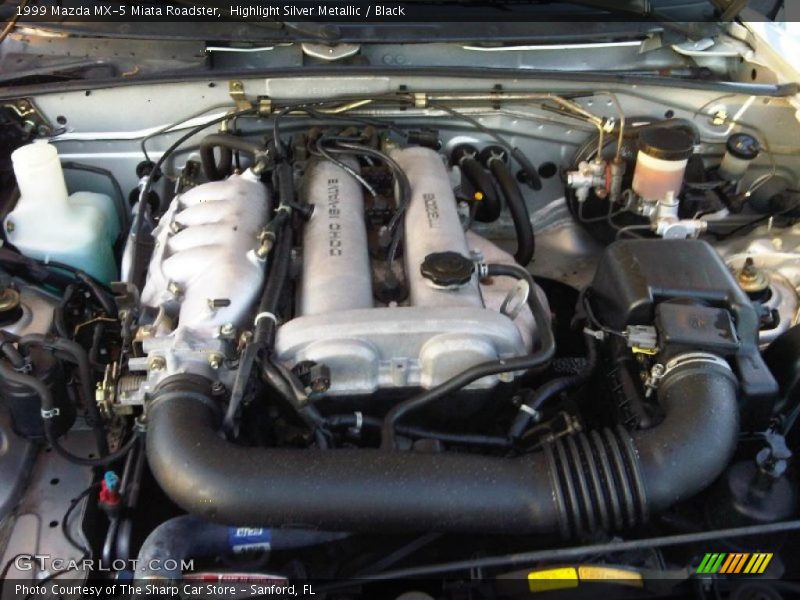 Highlight Silver Metallic / Black 1999 Mazda MX-5 Miata Roadster