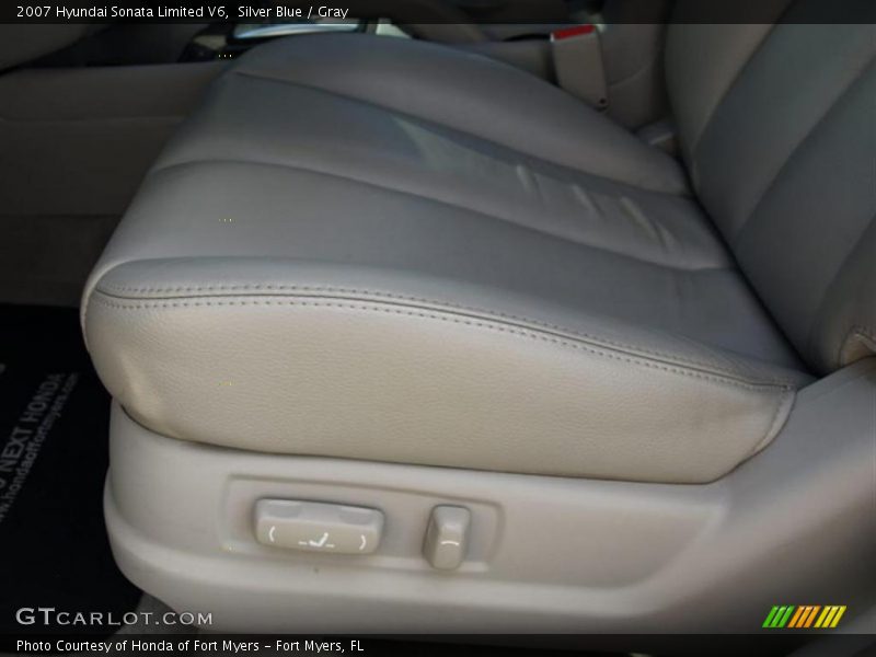 Silver Blue / Gray 2007 Hyundai Sonata Limited V6