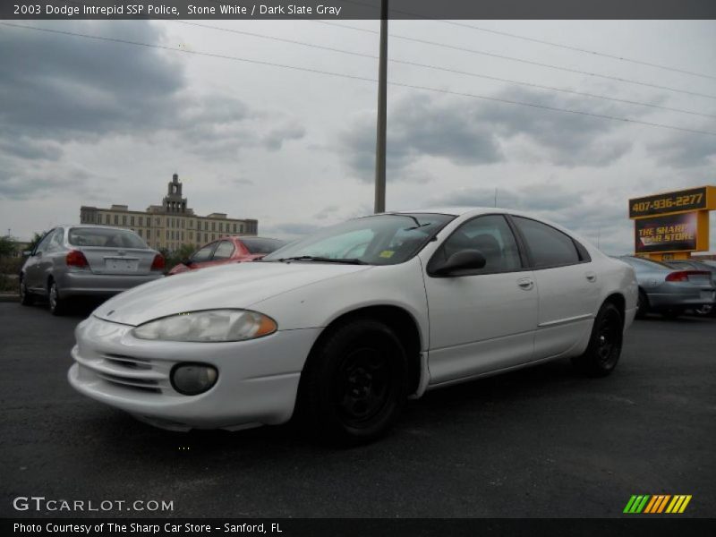 Stone White / Dark Slate Gray 2003 Dodge Intrepid SSP Police