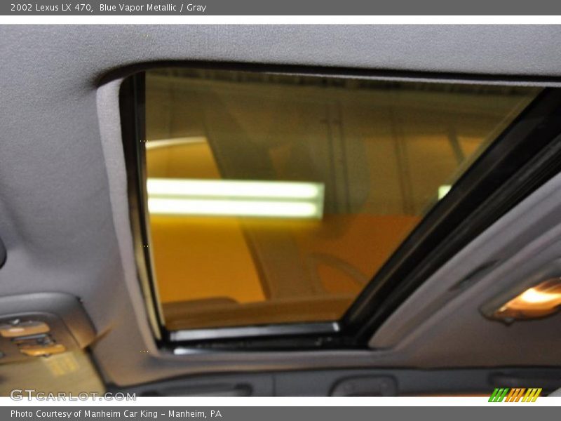Blue Vapor Metallic / Gray 2002 Lexus LX 470