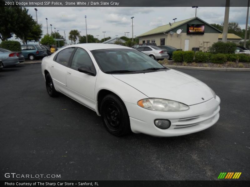 Stone White / Dark Slate Gray 2003 Dodge Intrepid SSP Police