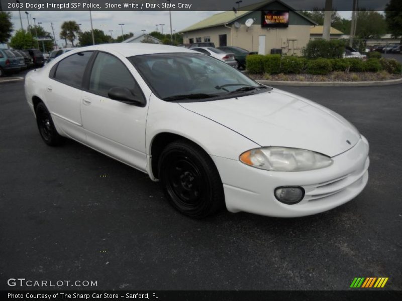 Stone White / Dark Slate Gray 2003 Dodge Intrepid SSP Police