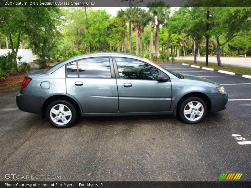 Cypress Green / Gray 2007 Saturn ION 2 Sedan