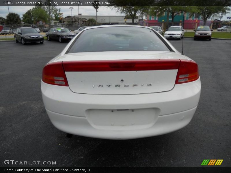 Stone White / Dark Slate Gray 2003 Dodge Intrepid SSP Police