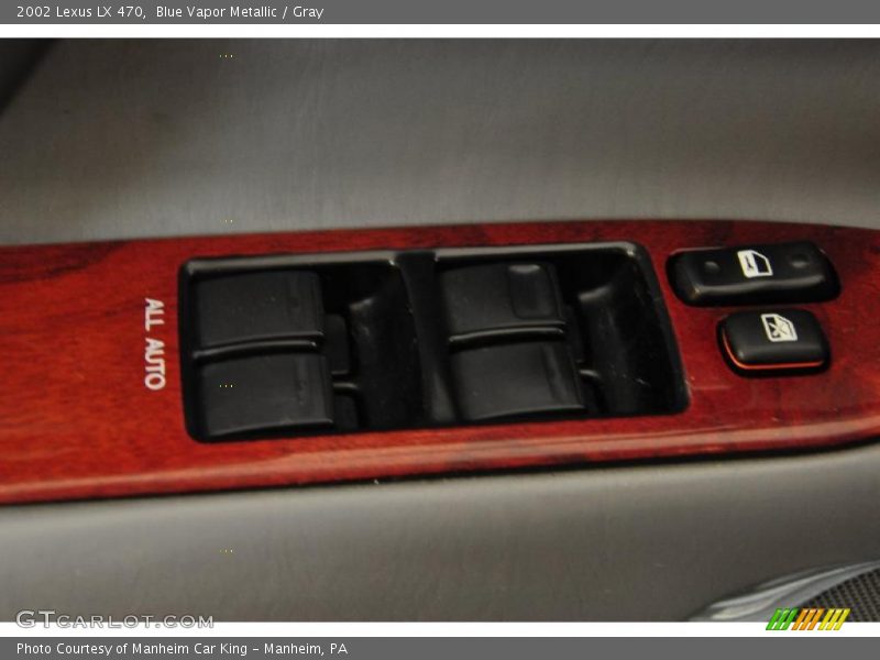 Blue Vapor Metallic / Gray 2002 Lexus LX 470