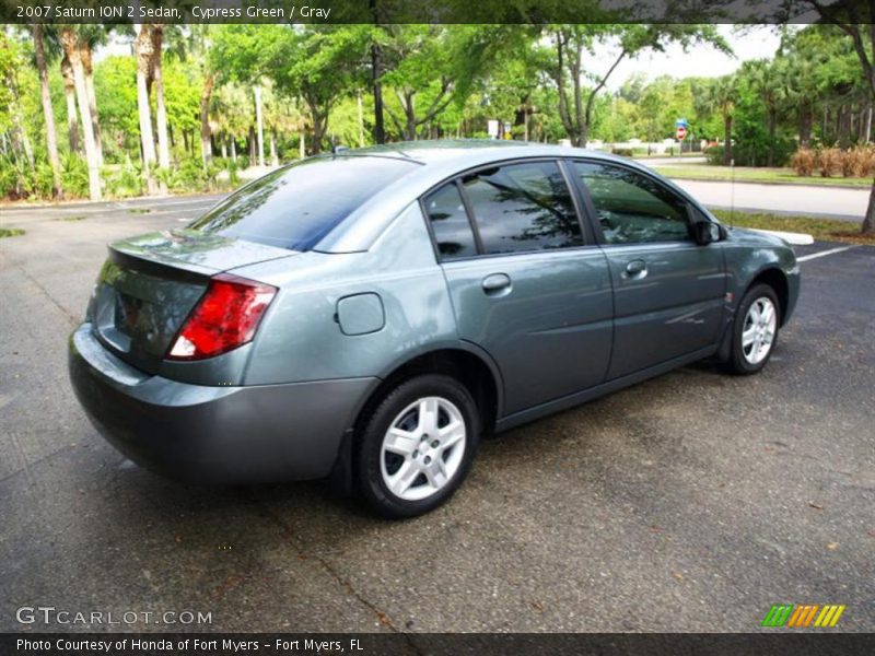 Cypress Green / Gray 2007 Saturn ION 2 Sedan