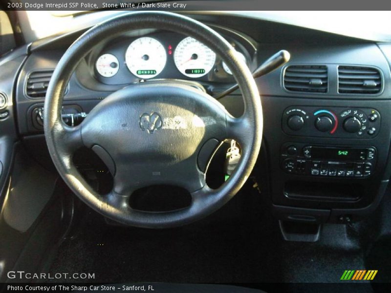 Stone White / Dark Slate Gray 2003 Dodge Intrepid SSP Police