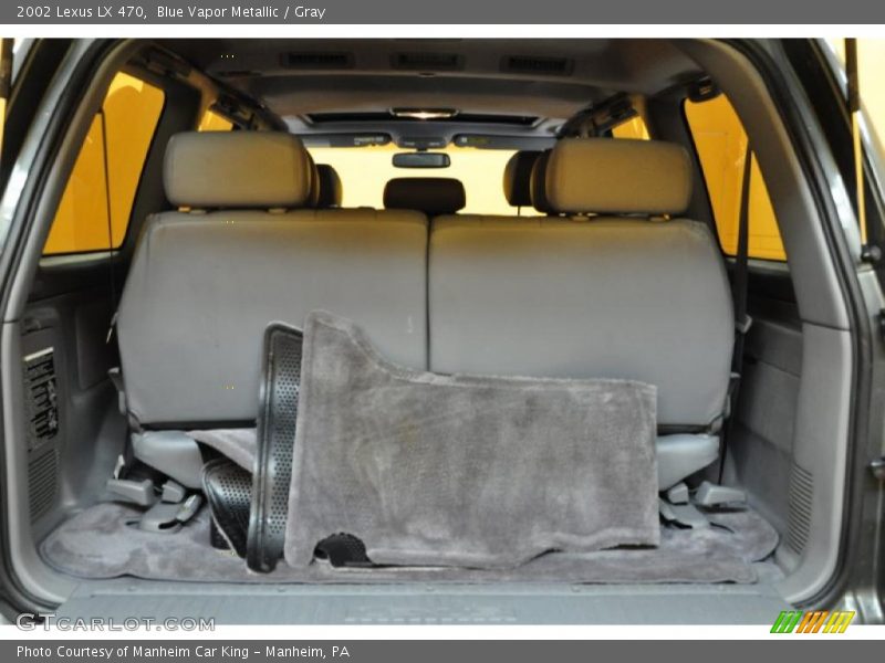 Blue Vapor Metallic / Gray 2002 Lexus LX 470
