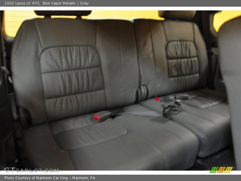 Blue Vapor Metallic / Gray 2002 Lexus LX 470