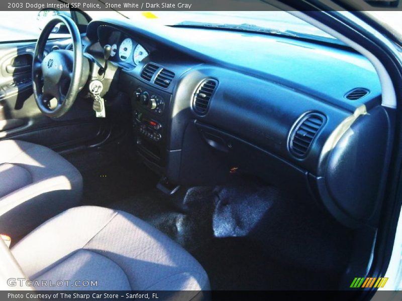 Stone White / Dark Slate Gray 2003 Dodge Intrepid SSP Police