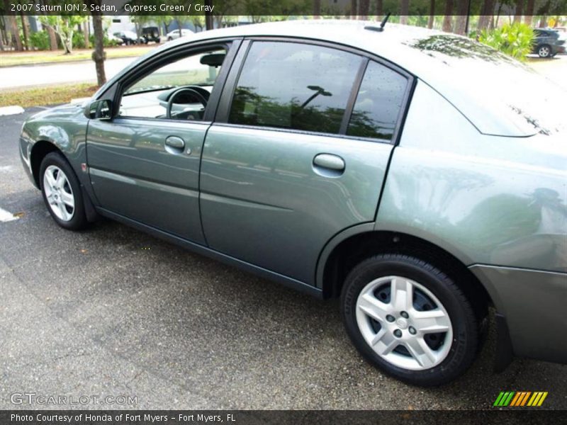 Cypress Green / Gray 2007 Saturn ION 2 Sedan