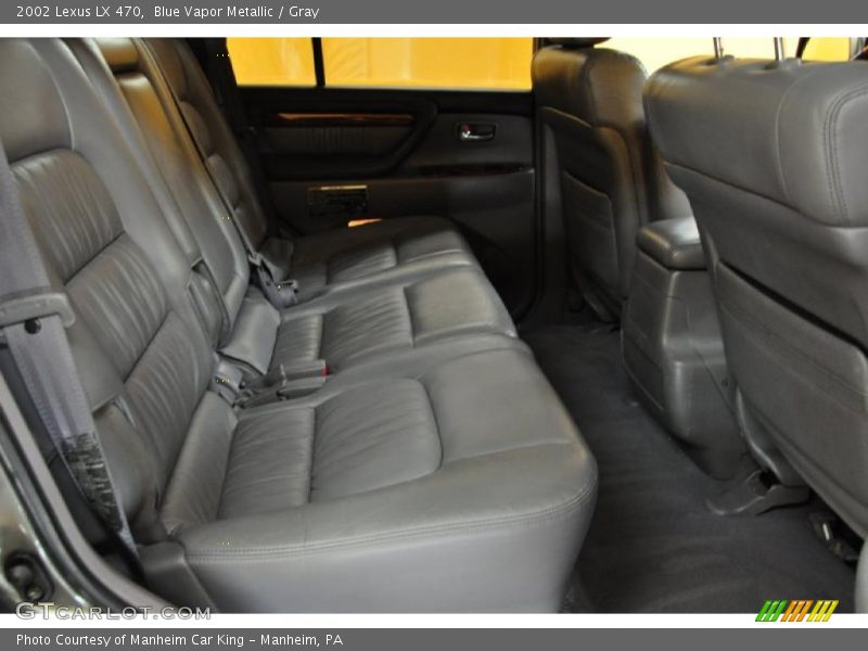 Blue Vapor Metallic / Gray 2002 Lexus LX 470