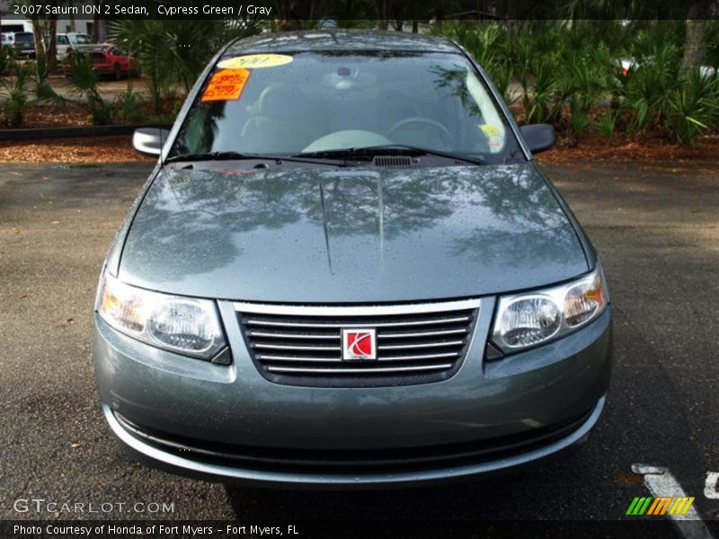 Cypress Green / Gray 2007 Saturn ION 2 Sedan