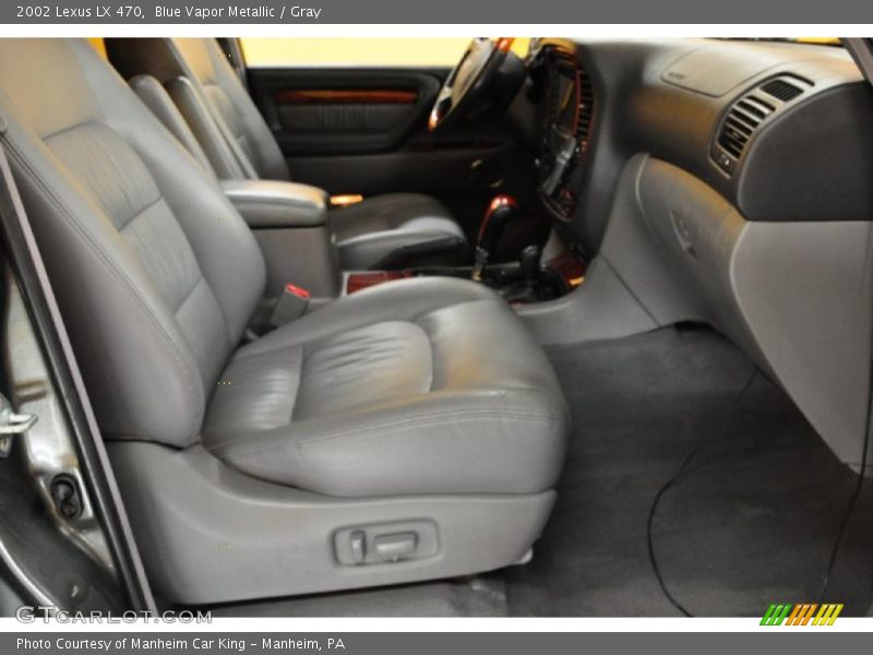 Blue Vapor Metallic / Gray 2002 Lexus LX 470
