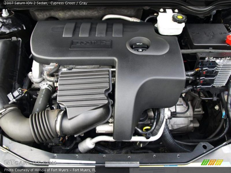 Cypress Green / Gray 2007 Saturn ION 2 Sedan