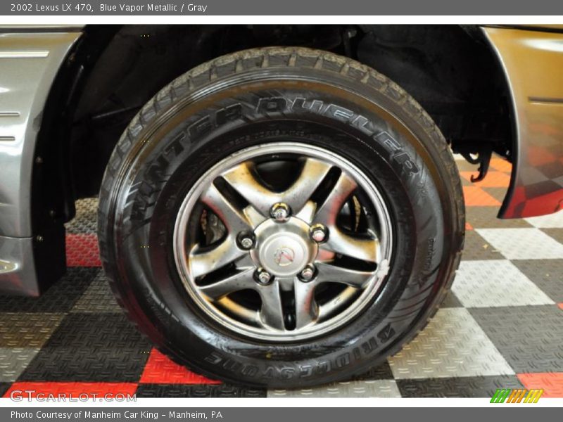 Blue Vapor Metallic / Gray 2002 Lexus LX 470