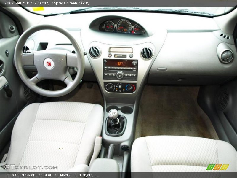 Cypress Green / Gray 2007 Saturn ION 2 Sedan