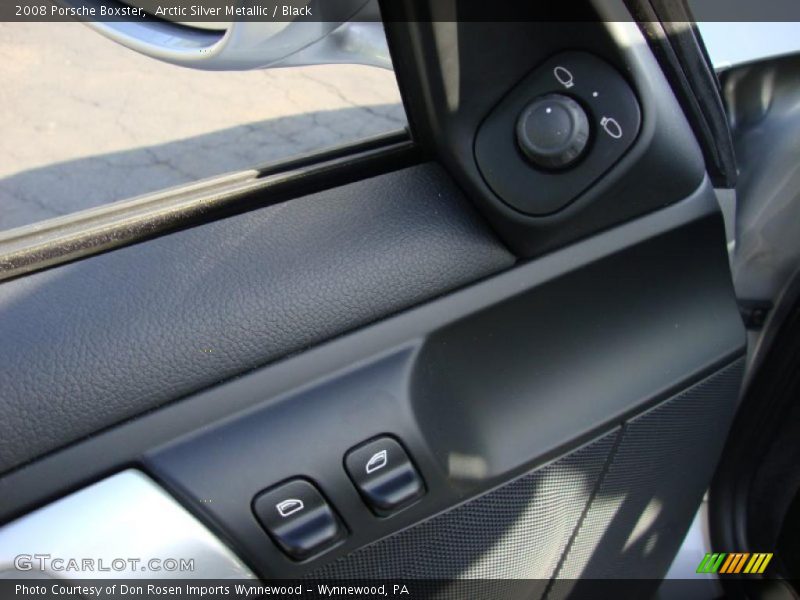 Arctic Silver Metallic / Black 2008 Porsche Boxster