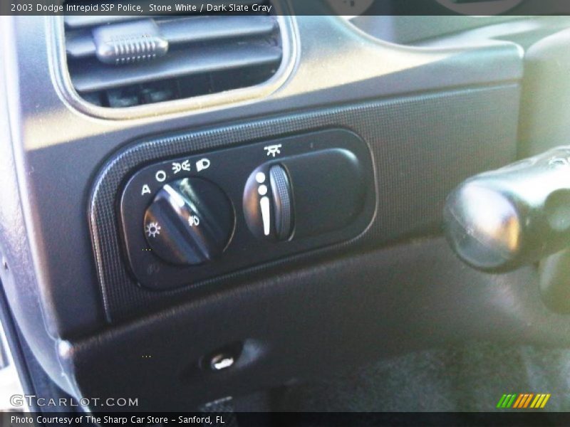 Stone White / Dark Slate Gray 2003 Dodge Intrepid SSP Police