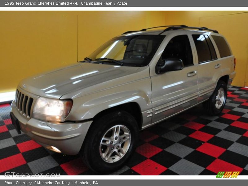 Champagne Pearl / Agate 1999 Jeep Grand Cherokee Limited 4x4