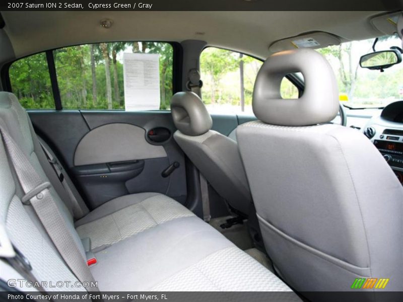 Cypress Green / Gray 2007 Saturn ION 2 Sedan