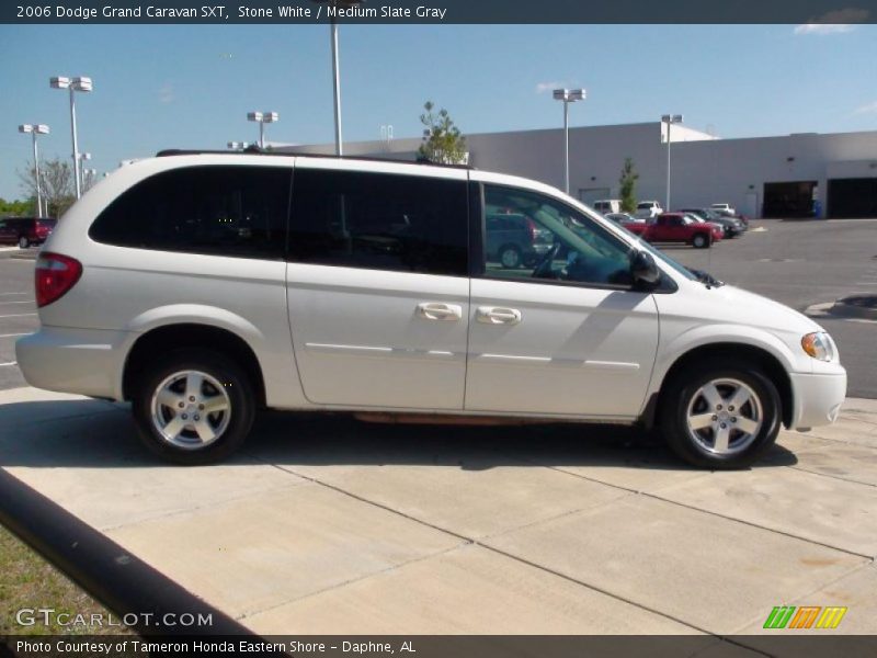 Stone White / Medium Slate Gray 2006 Dodge Grand Caravan SXT