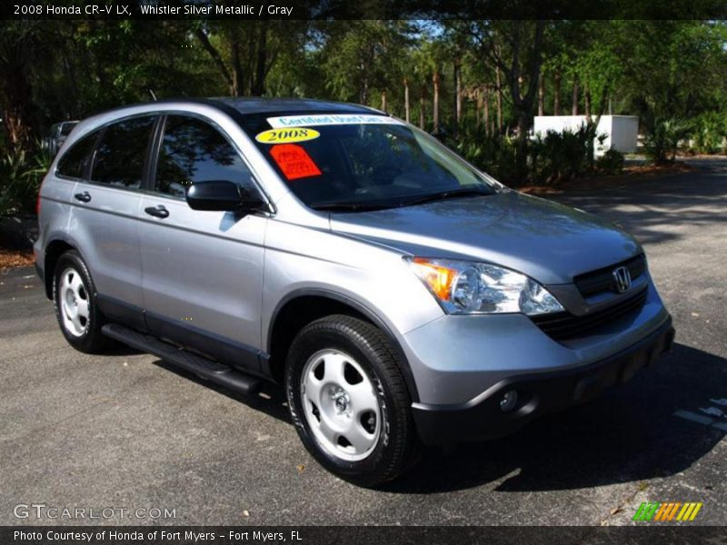 Whistler Silver Metallic / Gray 2008 Honda CR-V LX